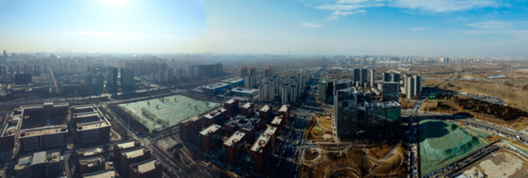 北京來(lái)廣營(yíng)地標(biāo)航拍