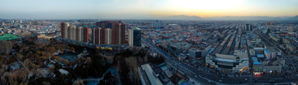 北京昌平區(qū)地標(biāo)航拍
