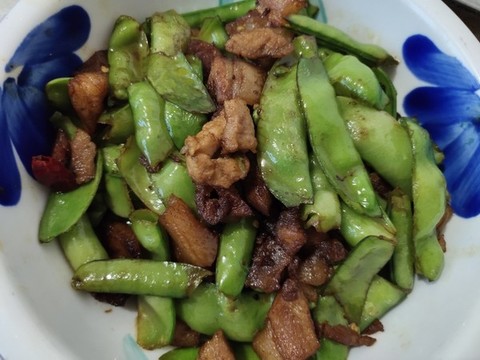 小炒肉炒豌豆
