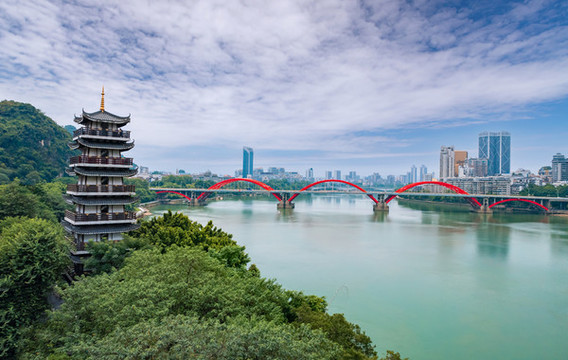 柳州文惠橋城市環(huán)境