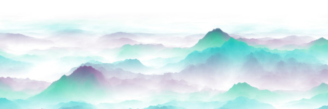 山水裝飾畫