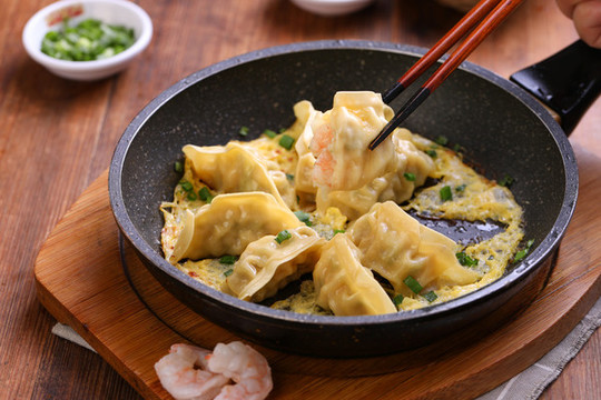 鮮脆蝦仁煎餃