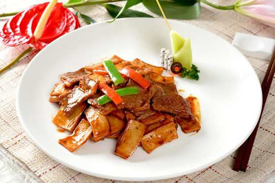 五香醬鮑菇牛肉