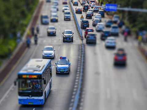 城市道路微縮景觀
