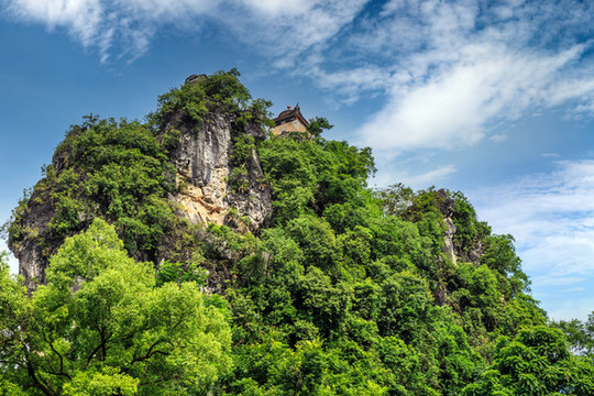 桂林喀斯特地貌山頂