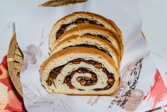 中國西安小吃烤棗饃