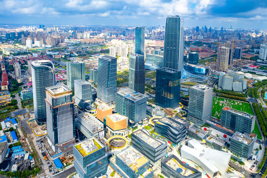 上海西岸商業(yè)區(qū)城市風(fēng)光