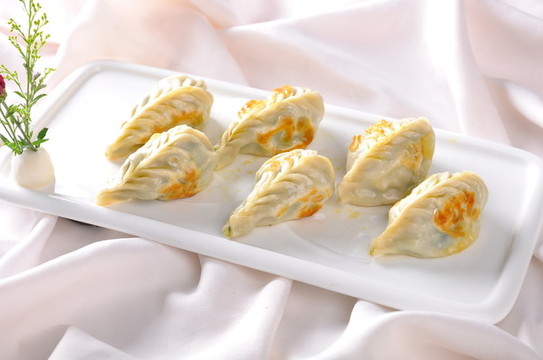 生煎韭菜餃