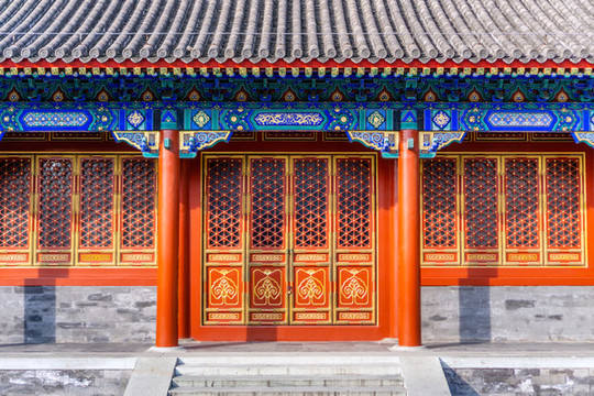 中國北京恭王府正殿銀安殿