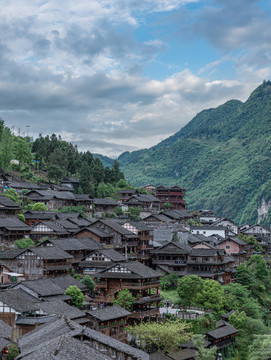 重慶酉陽縣龔灘古鎮(zhèn)