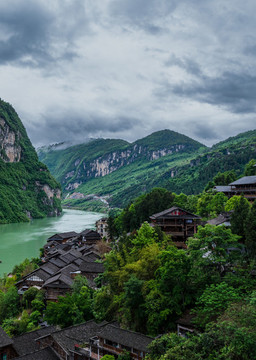 重慶酉陽(yáng)縣龔灘古鎮(zhèn)