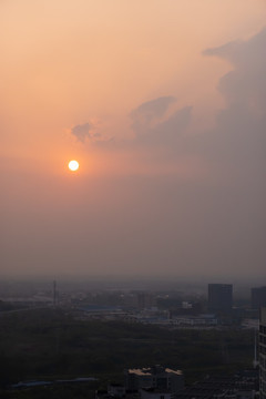 夕陽太陽