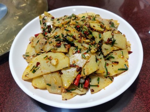 花椒尖炒洋芋