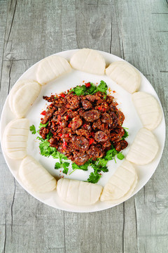 蒜香羊肉
