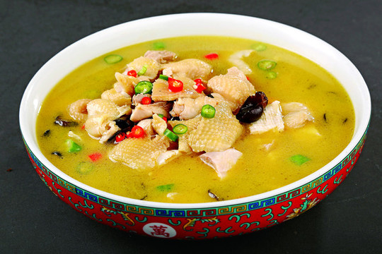鮮椒煨麻雞