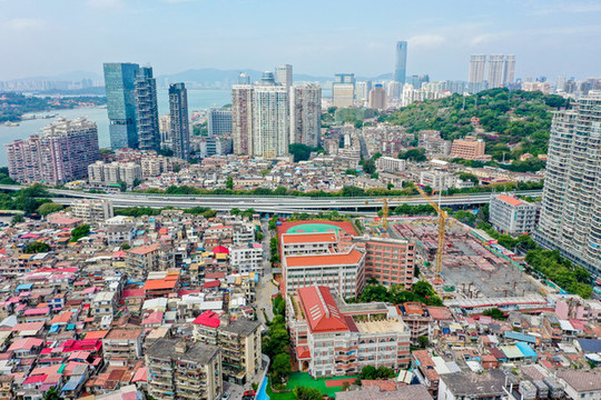 航拍福建廈門沙坡尾藝術(shù)西區(qū)