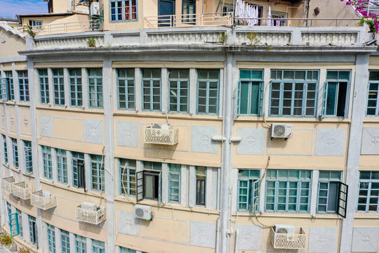航拍福建廈門(mén)中山路步行街區(qū)