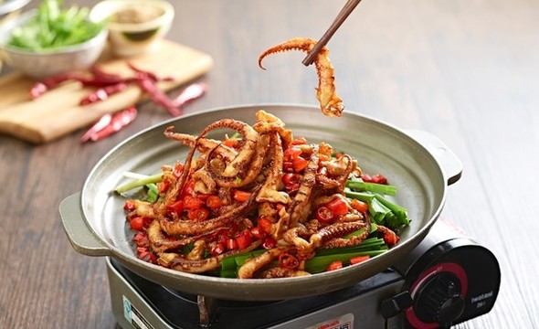 干鍋魷魚須