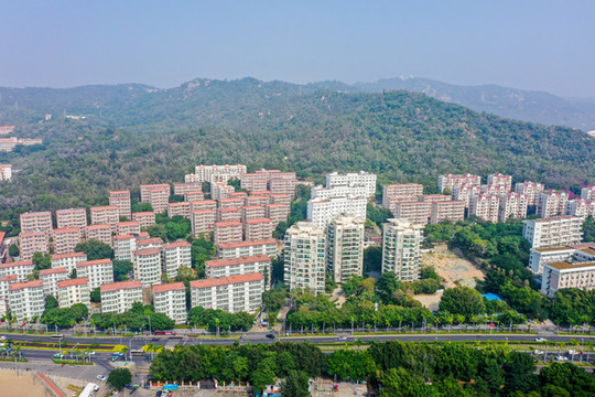 航拍廈門大學思明校區(qū)校園風光