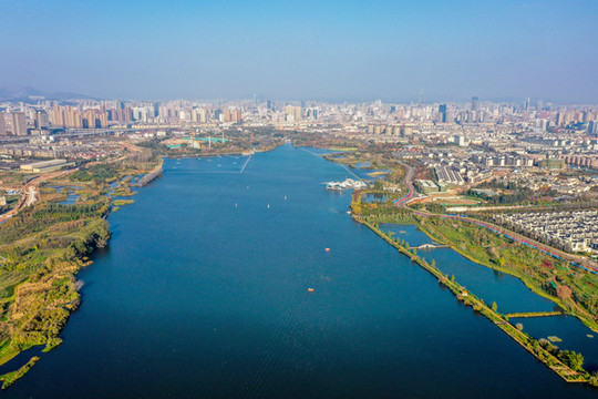 昆明滇池草海湖濱生態(tài)濕地公園