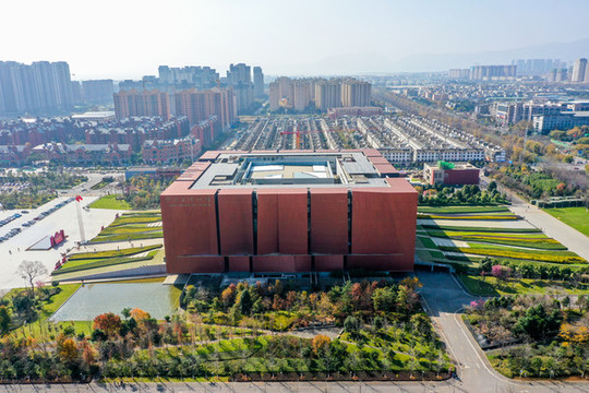 航拍云南省博物館新館