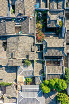 航拍福州三坊七巷歷史文化街區(qū)