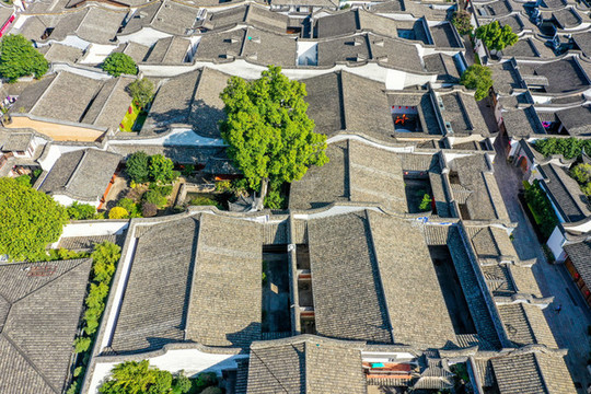 航拍福州三坊七巷歷史文化街區(qū)
