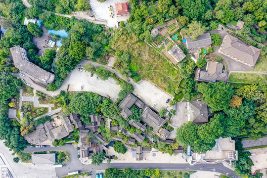 航拍福建福州馬尾區(qū)馬限山公園