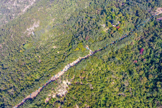 航拍福建福州鼓山風(fēng)景名勝區(qū)