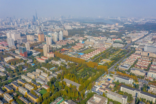 航拍南京故宮宮城核心區(qū)遺址