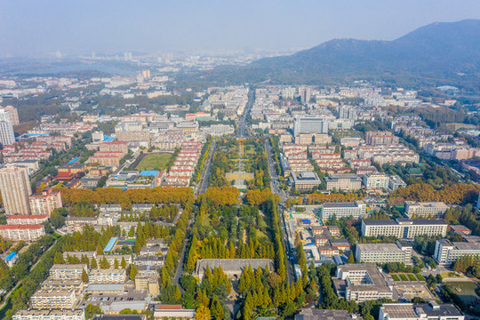 航拍南京故宮宮城核心區(qū)遺址