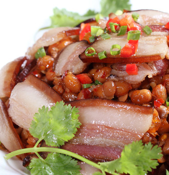 臘八豆蒸臘肉