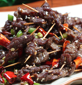 牙簽牛肉