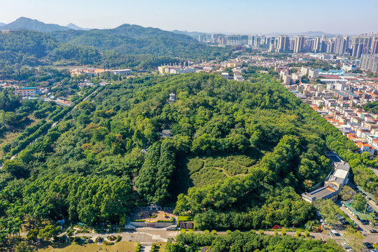 航拍廣東中山孫文紀(jì)念公園