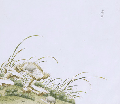 軟體蟲蟲草國畫小品