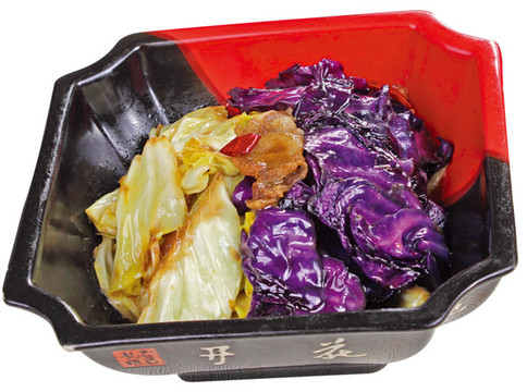 雙色手撕包菜