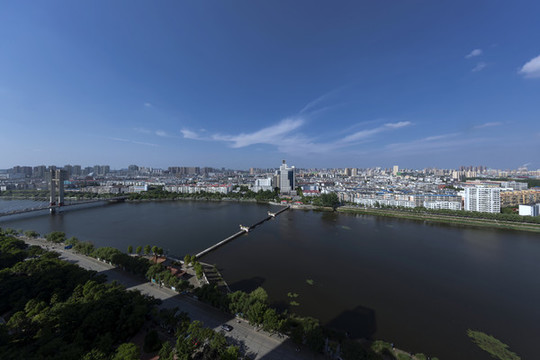 信陽城市景觀圖