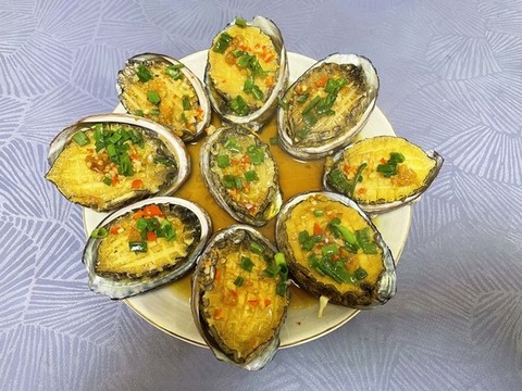 蔥油小鮑魚