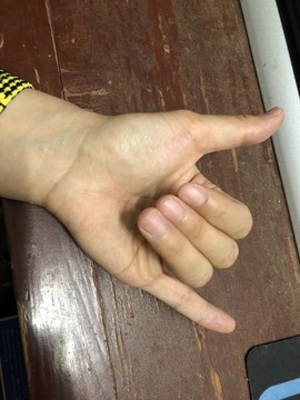 手勢六