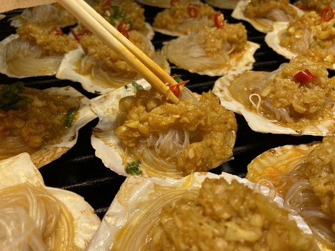烤扇貝