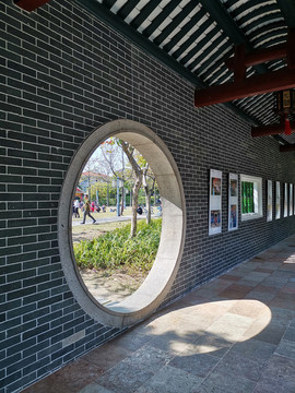 嶺南建筑框景小品