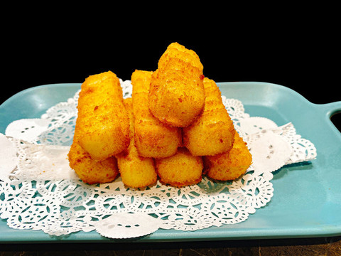 美食小吃炸鮮奶甜品