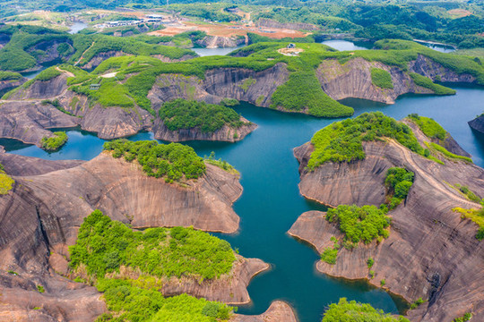 航拍湖南郴州高椅嶺景區(qū)