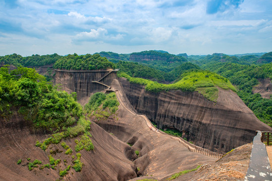 航拍湖南郴州高椅嶺景區(qū)