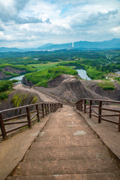 航拍湖南郴州高椅嶺景區(qū)