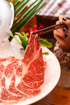 雪花牛肉