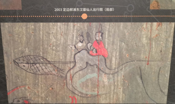 定邊郝灘東漢墓仙人出行