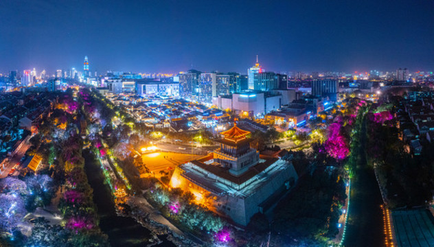 濟(jì)南夜景