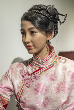 古代美女蠟像