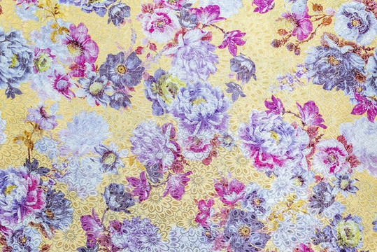 花卉刺繡底紋